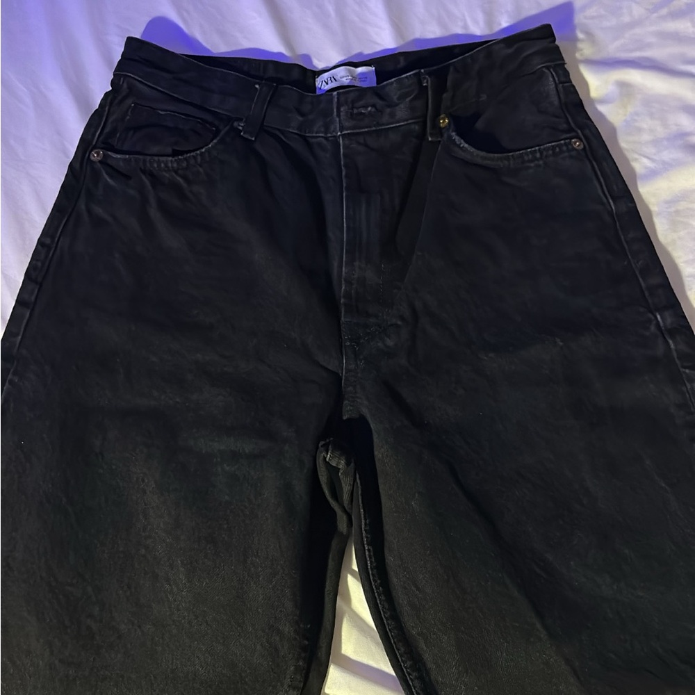 Zara Women's Black Flare Jeans